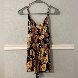 Top Shop sunflower romper. Size small.